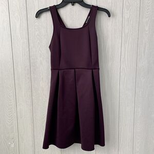 Express Purple Open Back Dress Size 2 NWT